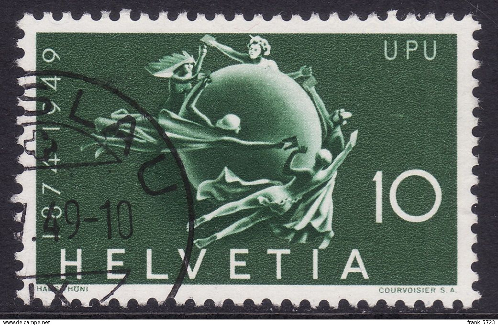 Schweiz: SBK-Nr. 294 (75 Jahre Weltpostverein 1949) Gestempelt - Oblitérés
