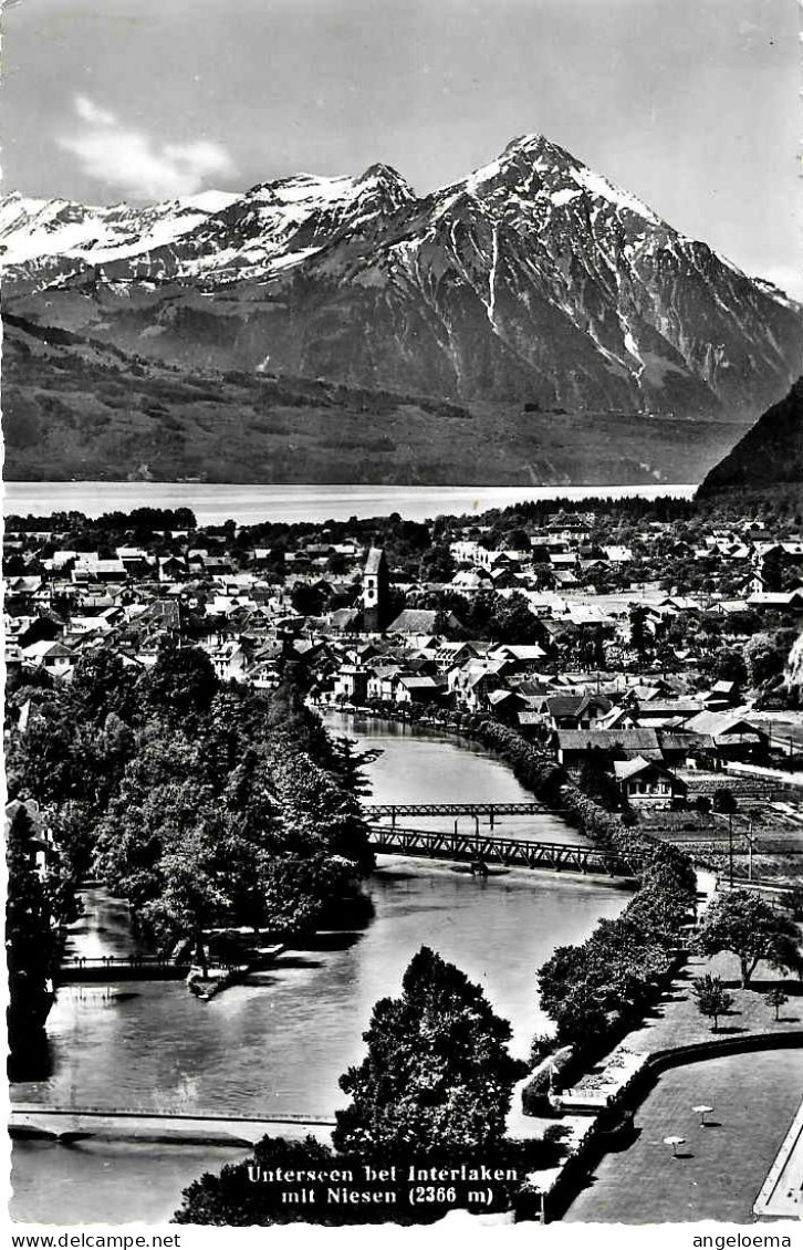 SVIZZERA HELVETIA - 1958 INTERLAKEN GUGLIEMO TELL Giochi All'aperto (cappello) Su Cartolina Illustrata - 4247 - Tiro Al Arco