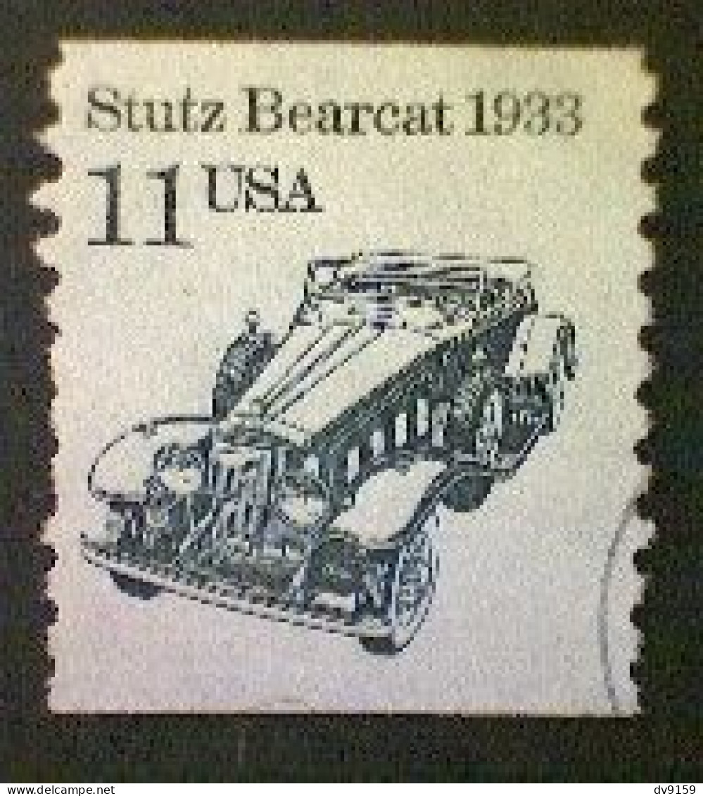 United States, Scott #2131, Used(o), 1985, Stutz Bearcat, 11¢, Dark Green - Used Stamps