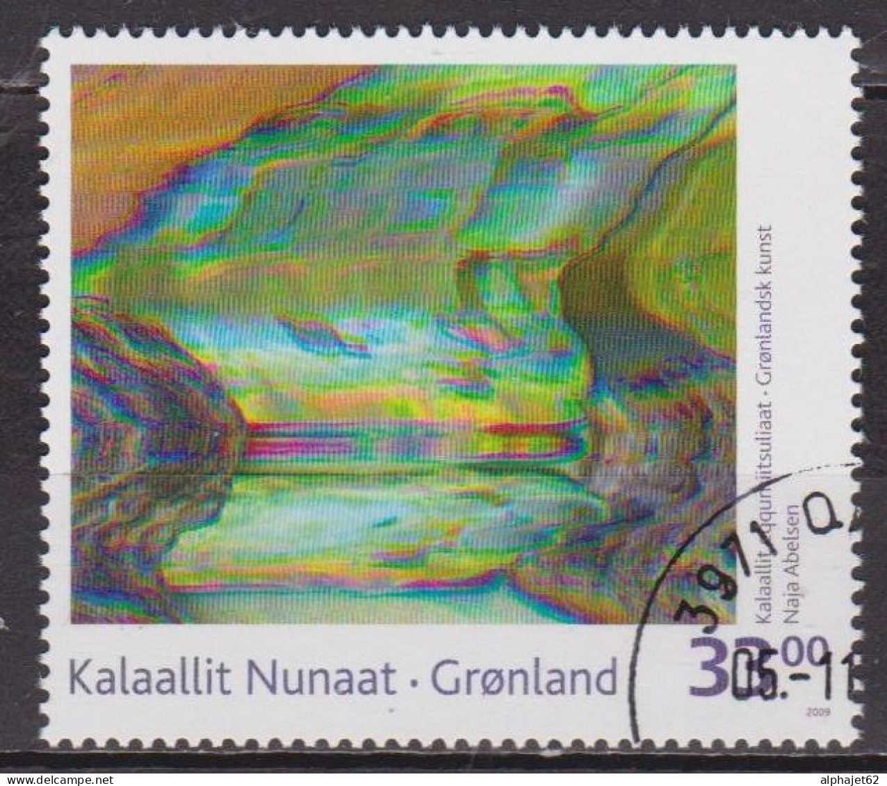 Art Moderne, Peinture - GROENLAND -Gletscher - N° 518 - 2009 - Used Stamps