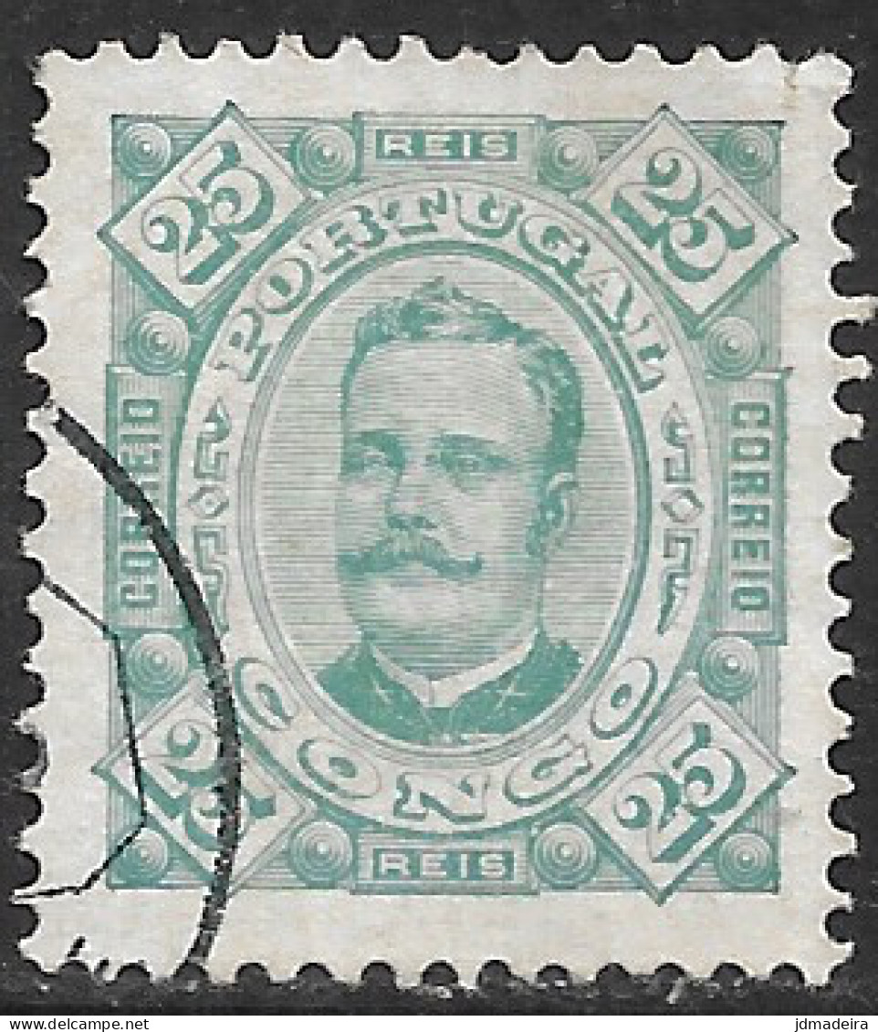 Portuguese Congo – 1894 King Carlos 25 Réis Used Stamp - Congo Portugais