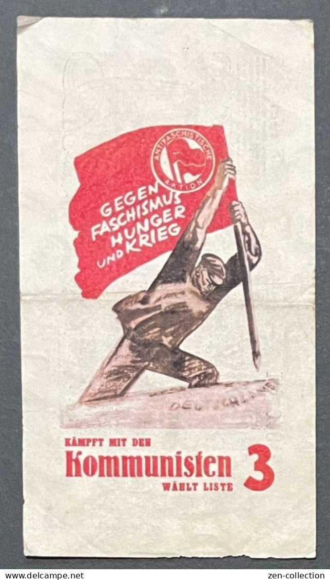 Color 50 BILLION WW2 Germany Nazi Propaganda FORGERY Overprint On Genuine 1923 Banknote VF- (tears) - Altri & Non Classificati