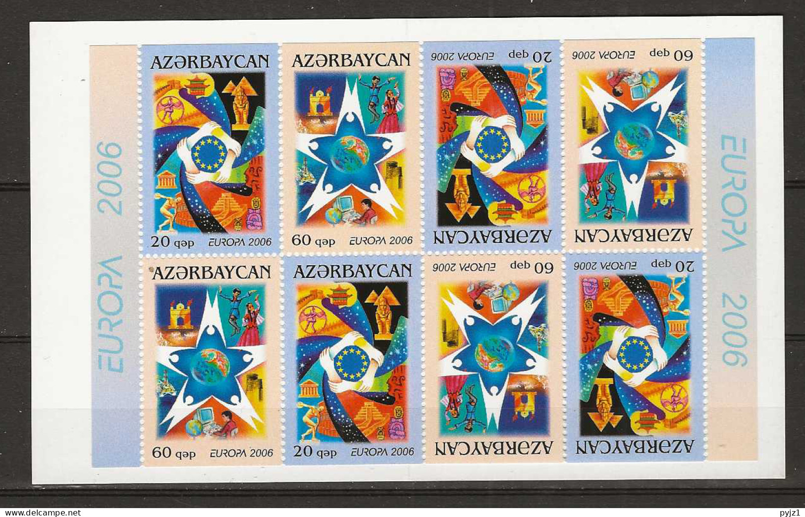 2006 MNH Aserbeischan Booklet Double Postfris** - 2006
