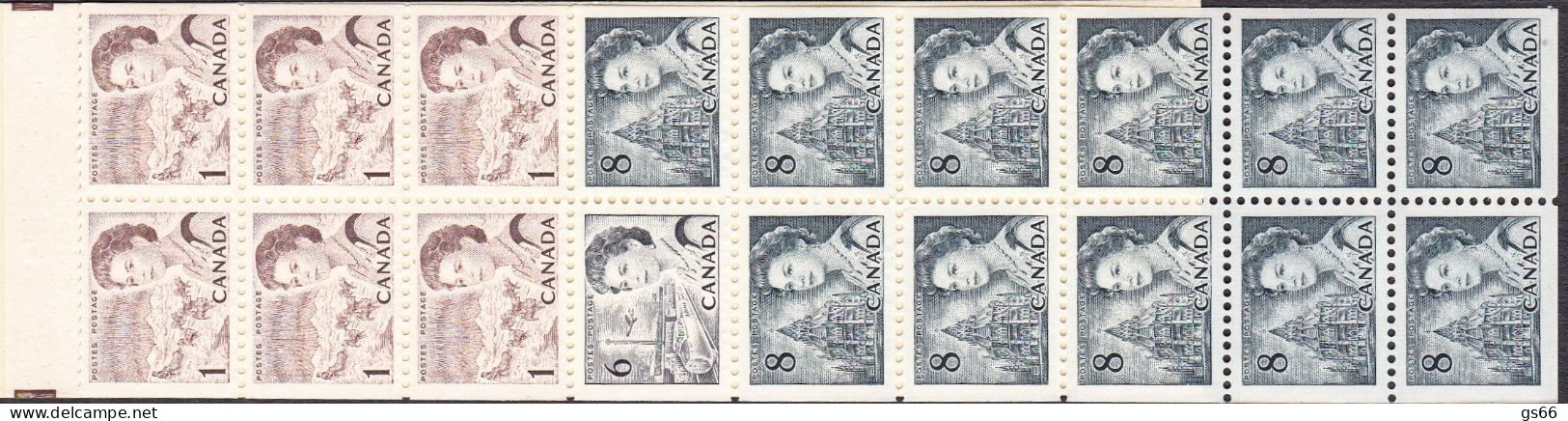 Kanada, 1970, MNH **, Booklet Queen Elisabeth II - Full Booklets