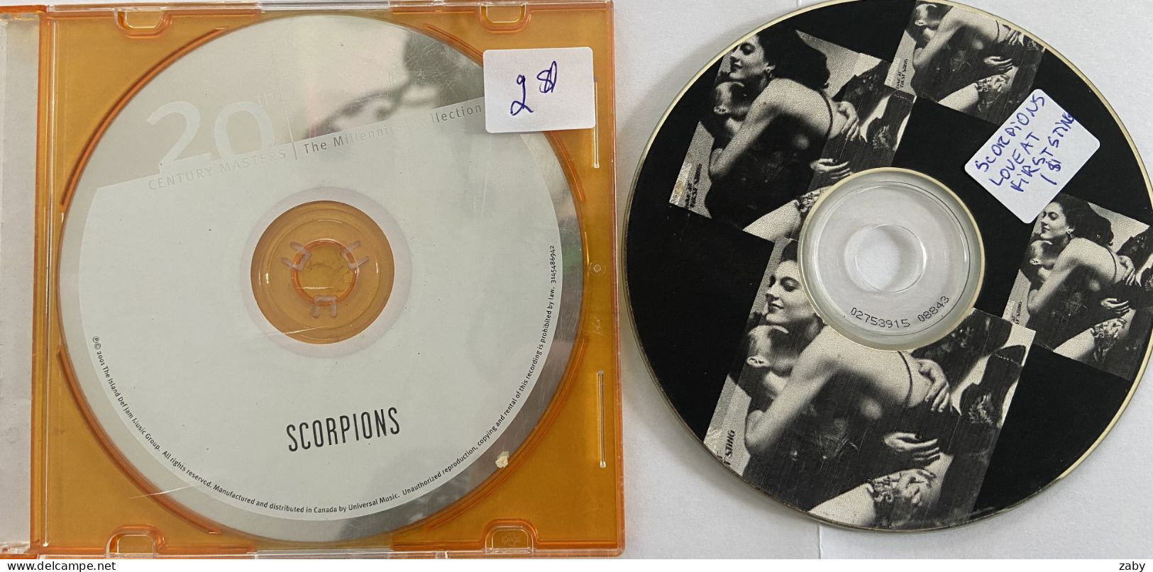 CDs de Scorpions//Fly to Rainbow + Blackout + Face the Heat + Love at first Sting + compilation