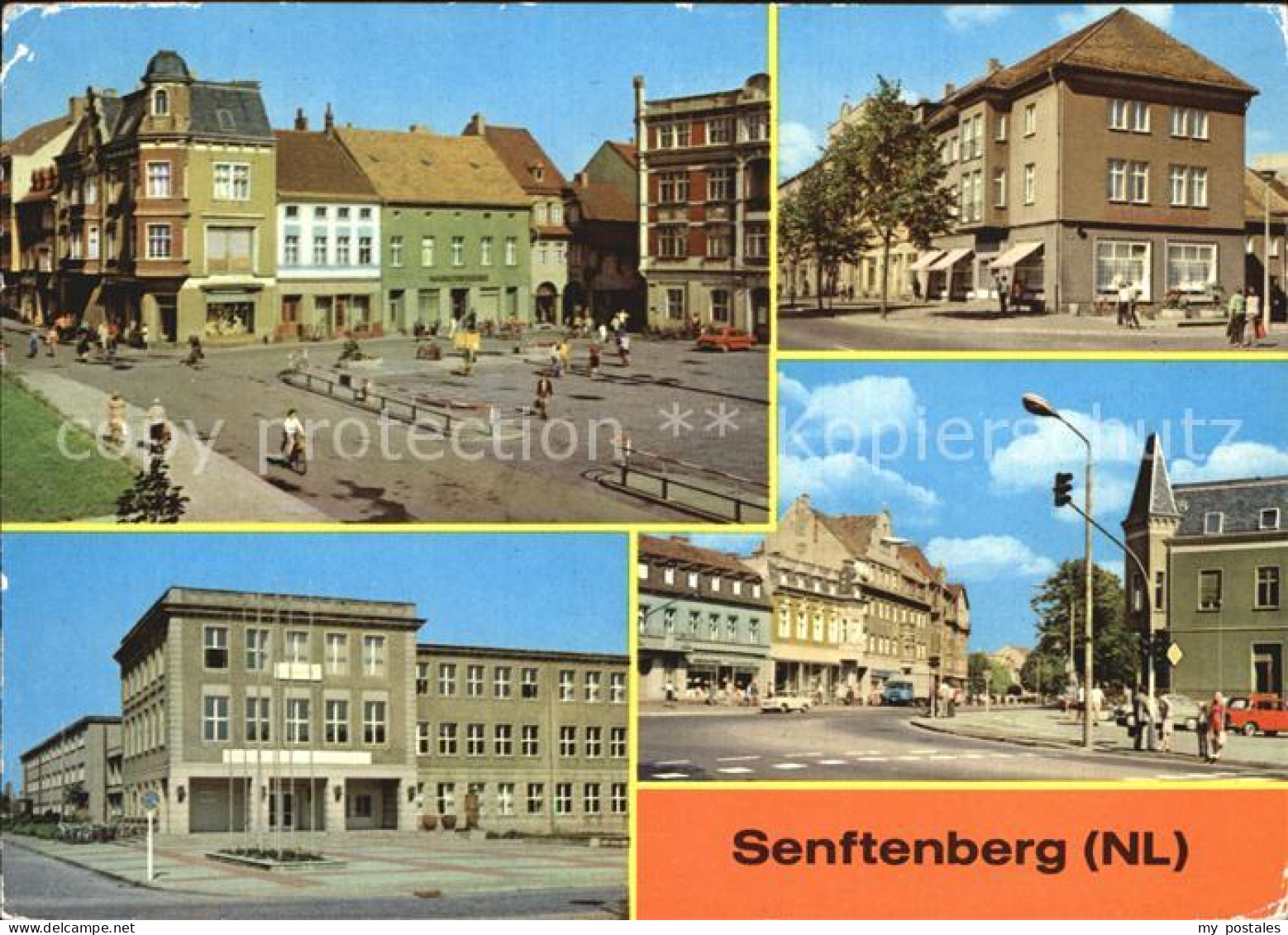 72418336 Senftenberg Niederlausitz PdF Bahnhofstr Und HOG Stadtcafe Ingenieursch - Brieske