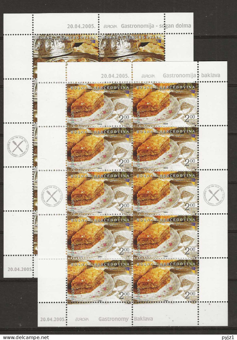 2005 MNH Bosnia Sheets Postfris** - 2005