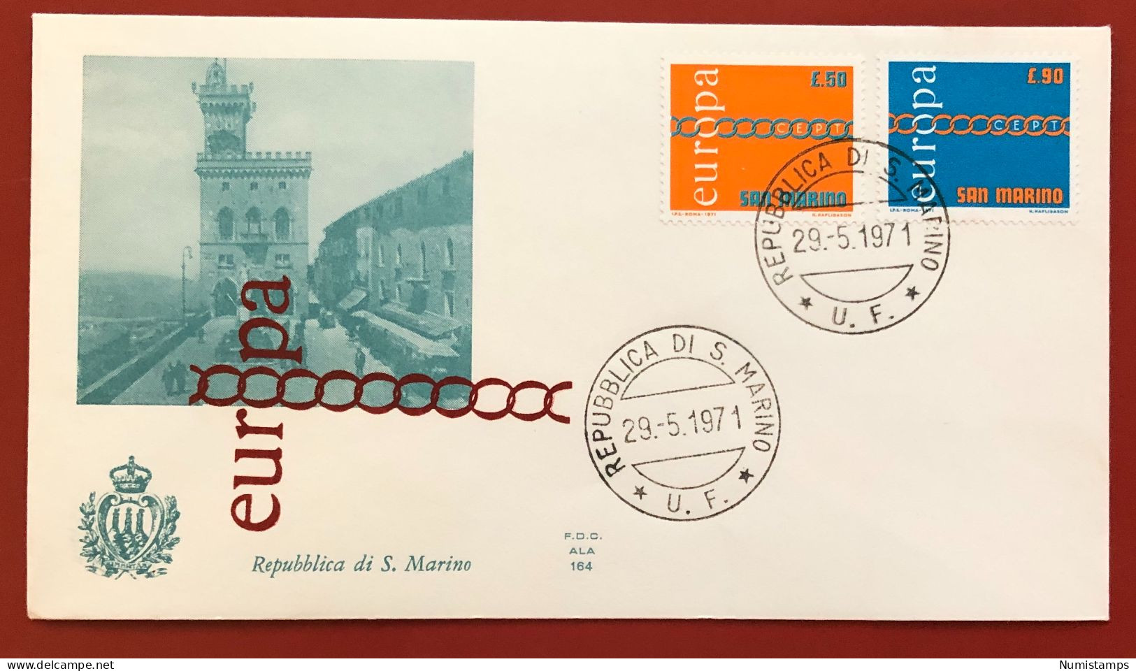 San Marino - FDC - 29 Maggio 1971 - Europa - FDC