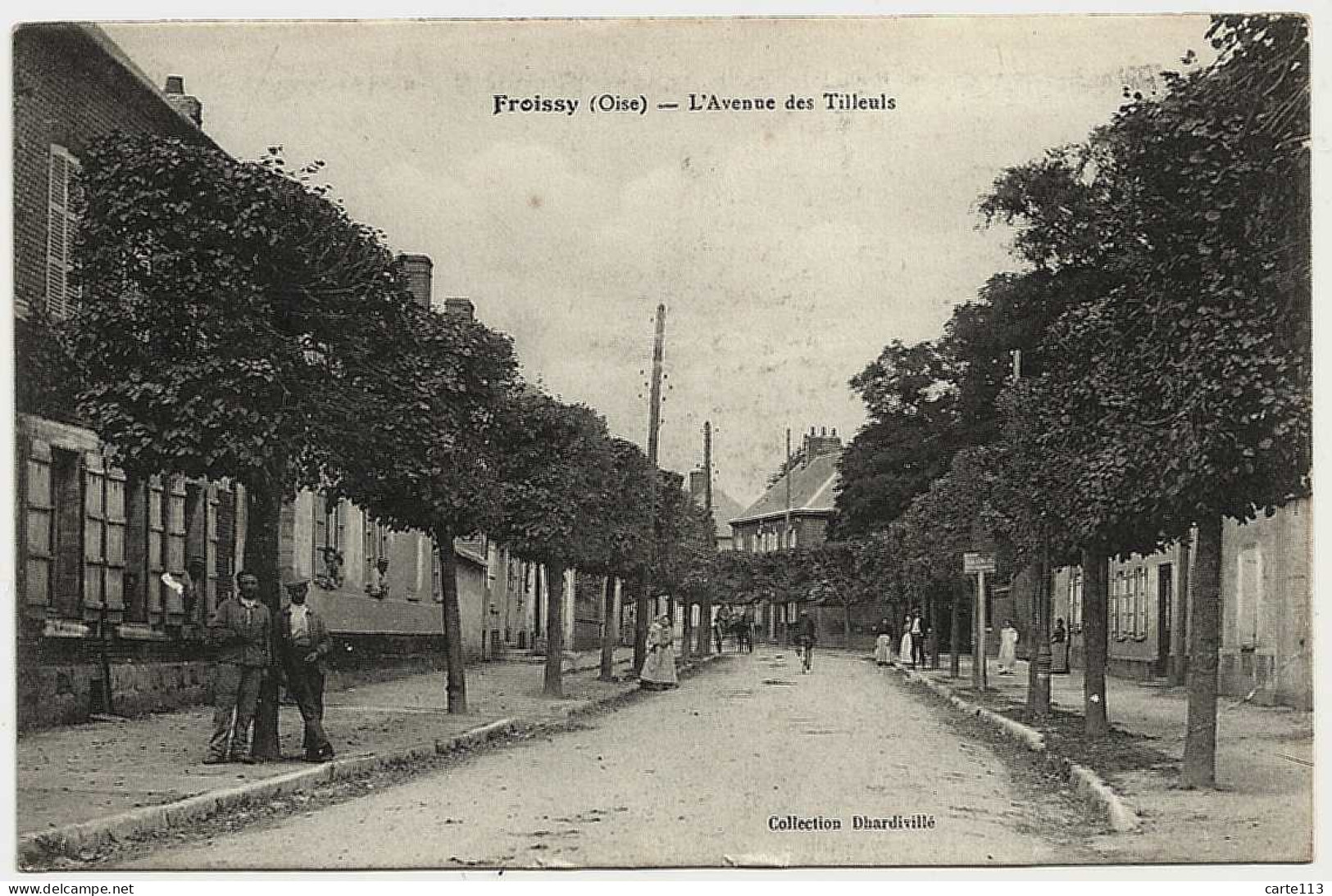 60 - B30198CPA - FROISSY - Avenue Des Tilleuls - Bon état - OISE - Froissy
