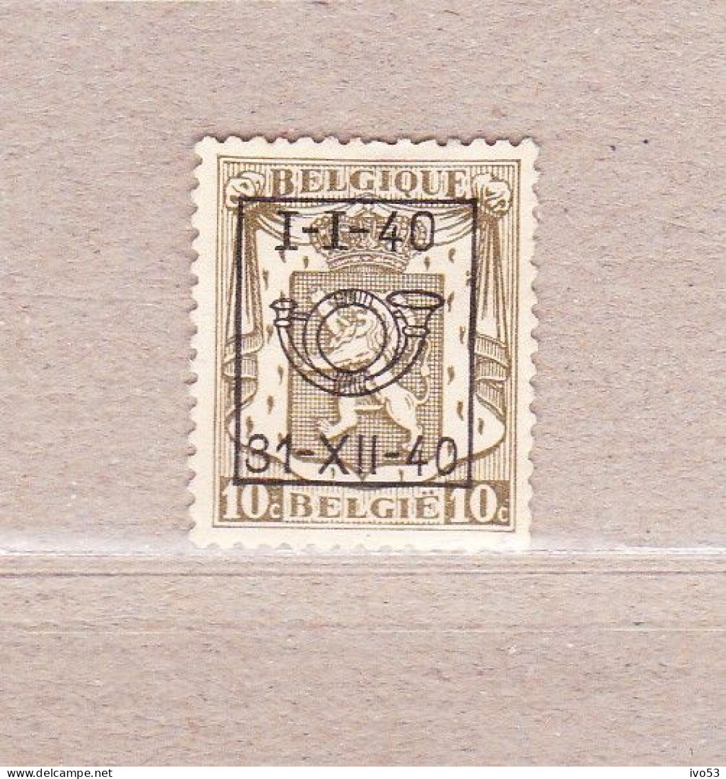 1940 Nr PRE439(*) Zonder Gom.Klein Staatswapen:10c.Opdruk :I-I-40/31-XII-40. - Tipo 1936-51 (Sigillo Piccolo)