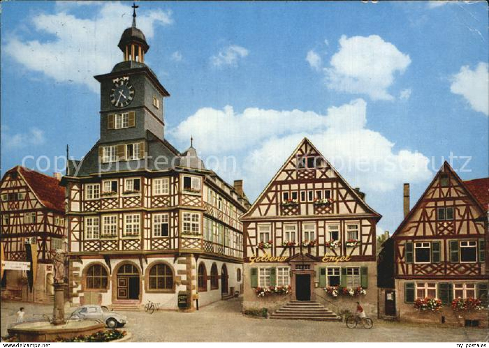 72417236 Heppenheim Bergstrasse Gasthaus Zum Goldenen Engel Fachwerkhaeuser Brun - Heppenheim