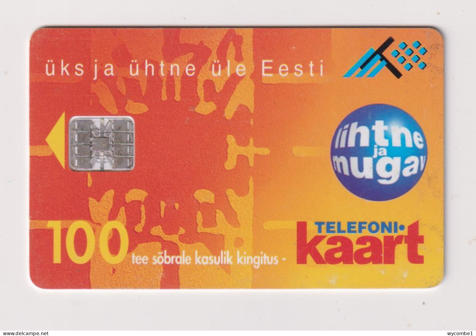 ESTONIA - 1996 100 Units Chip Phonecard - Estland