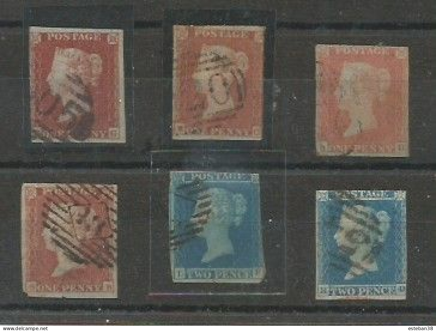 Regne Victorie Timbres Diverses - Collections