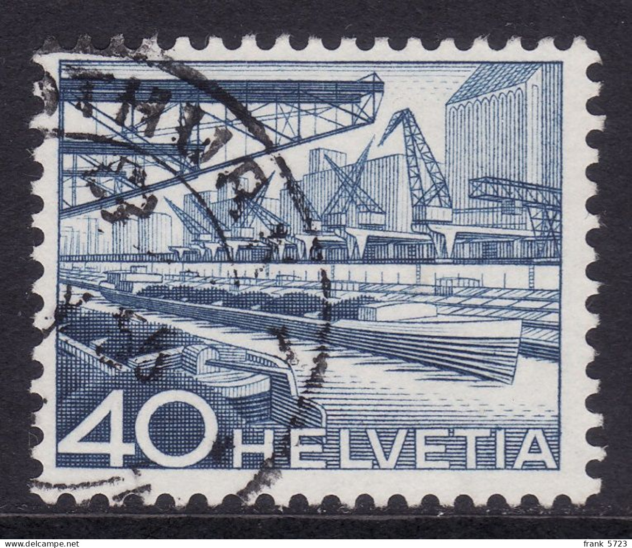 Schweiz: SBK-Nr. 305 (Rheinhafen 1949) Gestempelt - Gebraucht