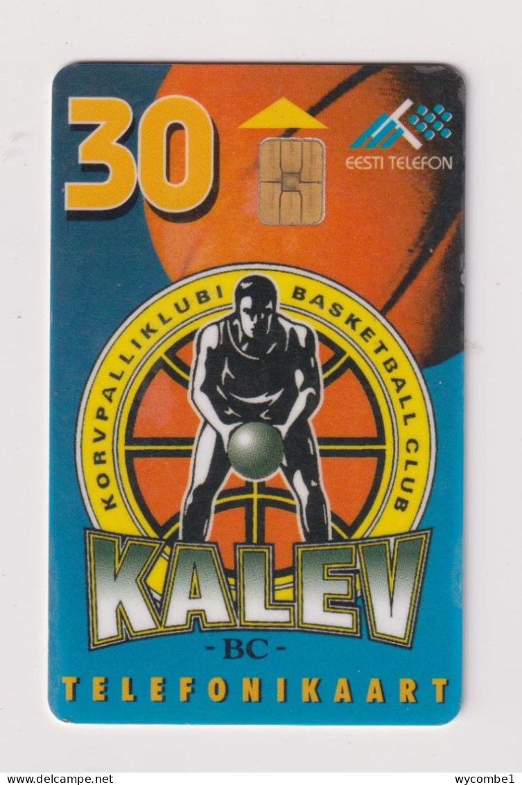 ESTONIA - Kalev Basketball Chip Phonecard - Estonie