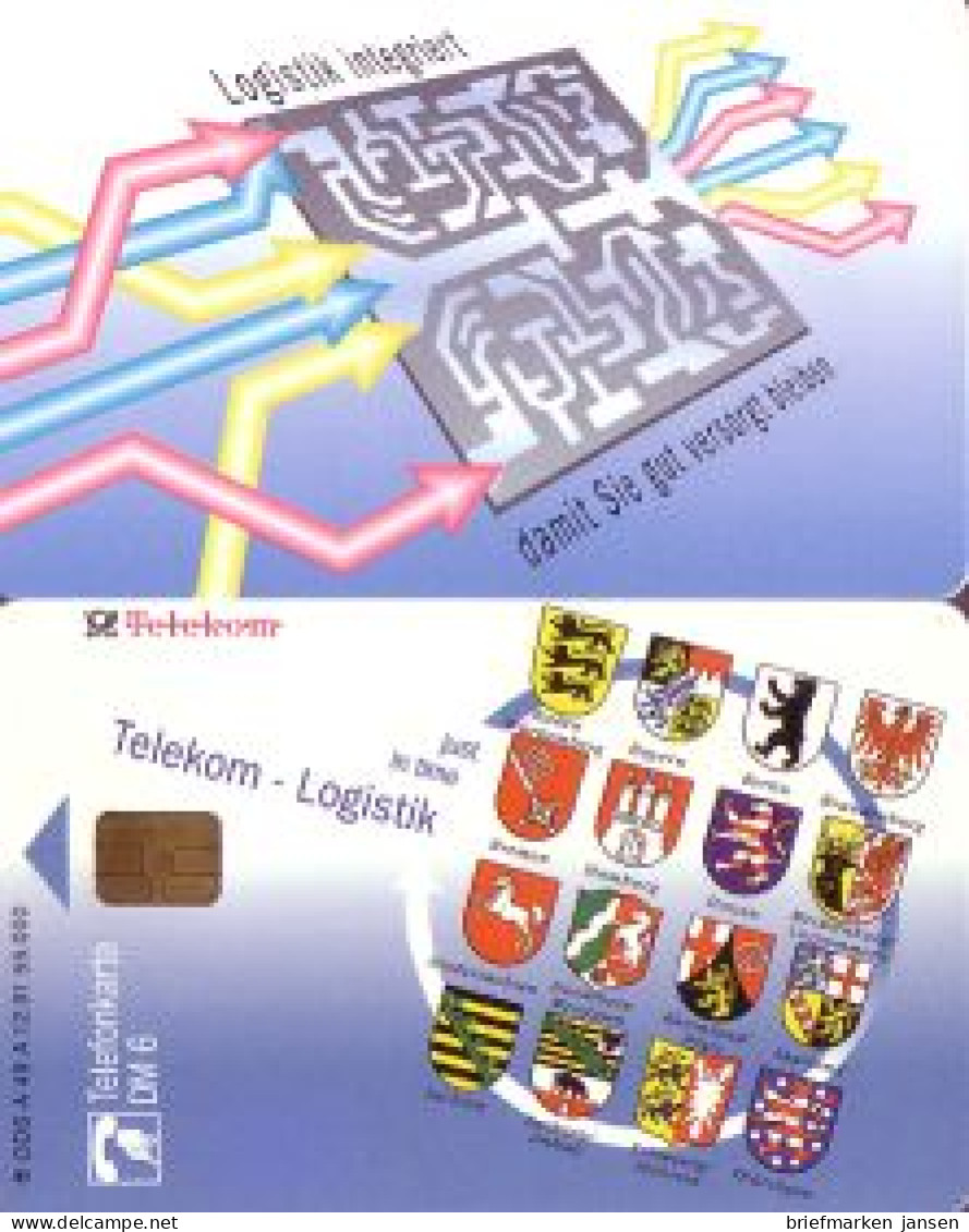 Telefonkarte A 49 B 12.91 Telekom - Logistik, DD 2203, Aufl. 45000 - Unclassified