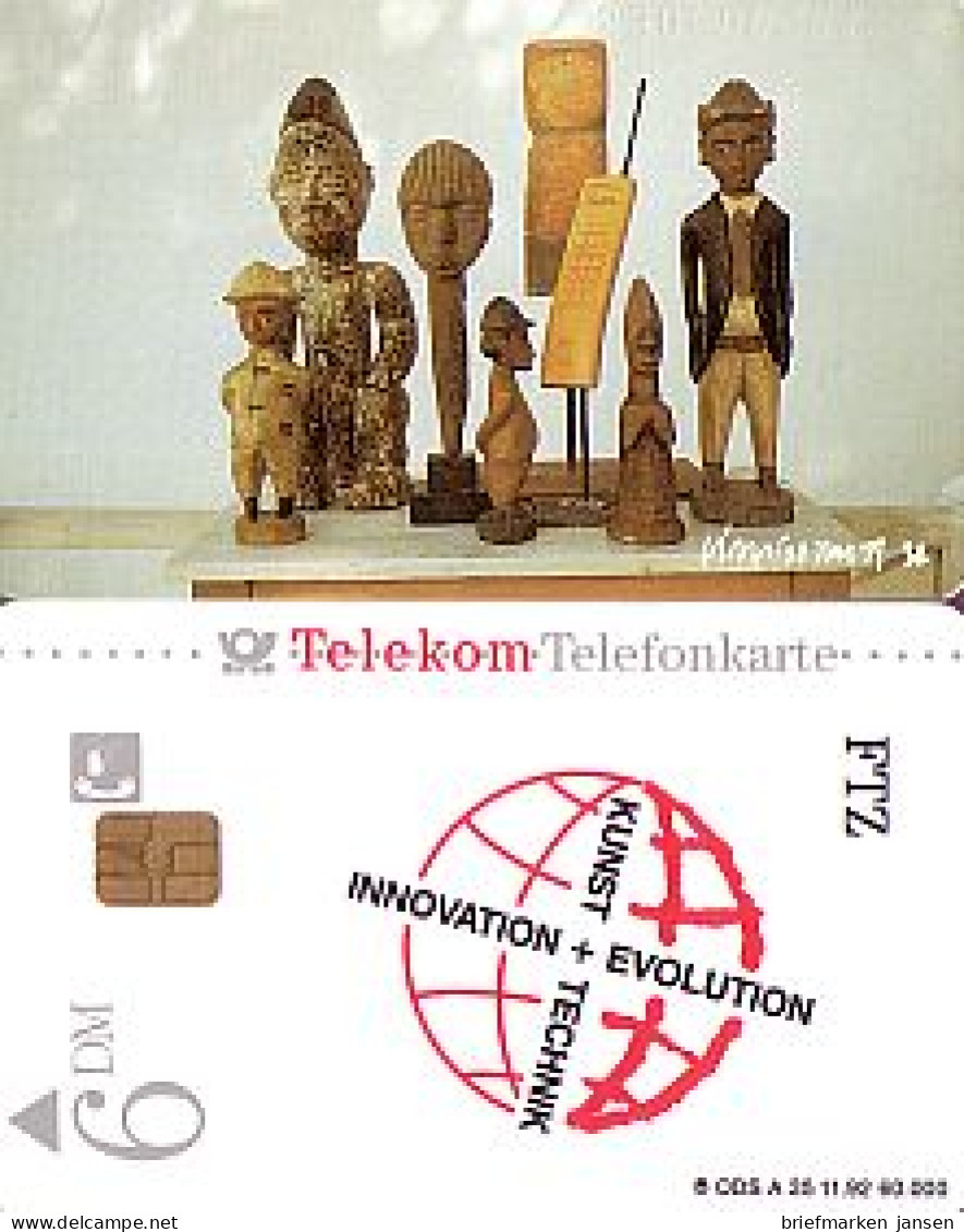 Telefonkarte A 35 11.92 Inovation + Evolution, DD 2302, Aufl. 60000 - Unclassified