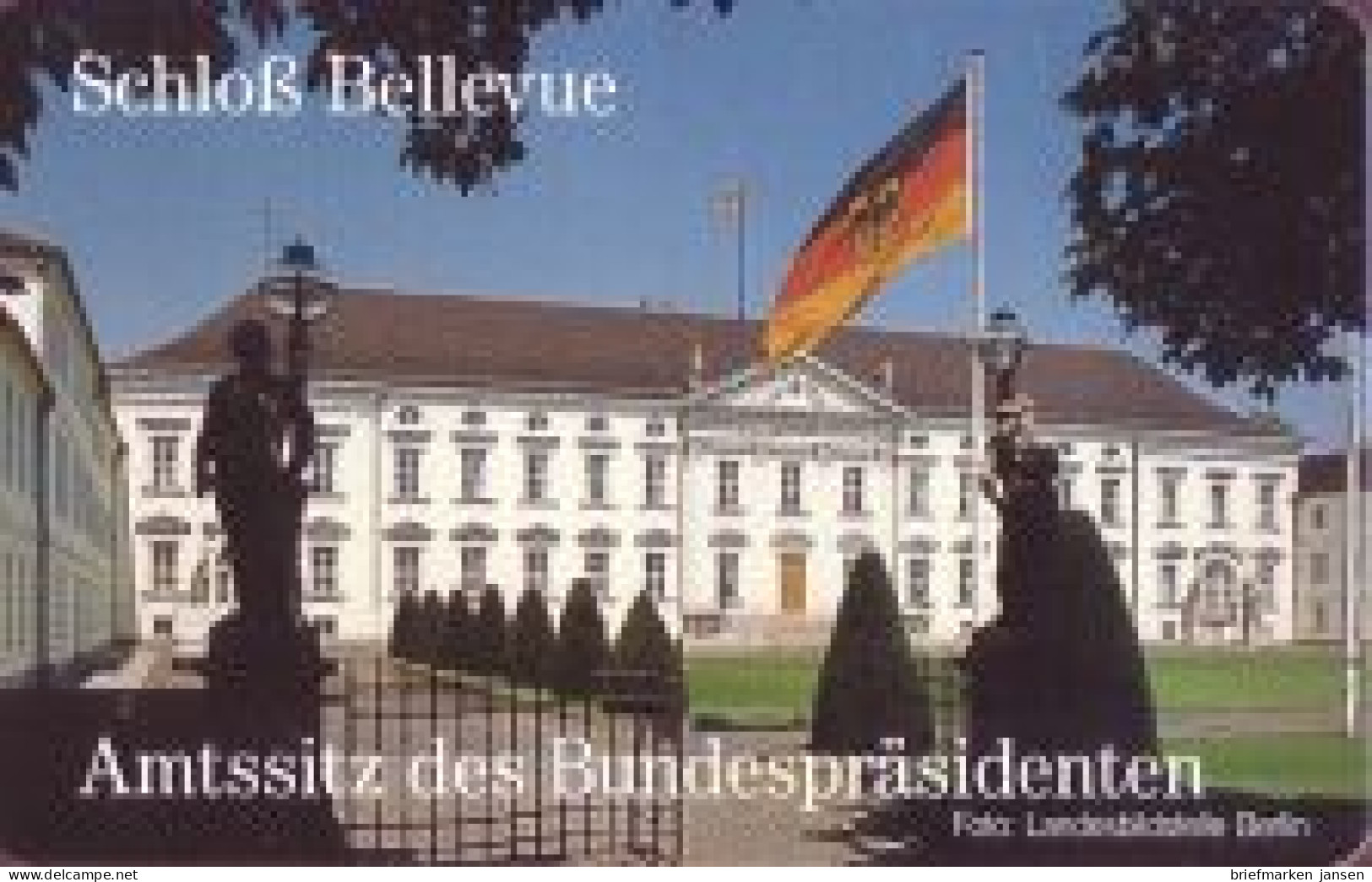 Telefonkarte A 39 10.93 Schloß Bellevue, DD 1311, Aufl. 50000 - Unclassified