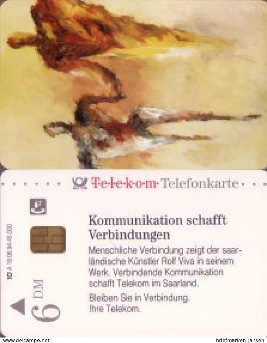 Telefonkarte A 18 06.94 Saarland, Künstler Rolf Viva, DD 5406, Aufl. 45000 - Unclassified