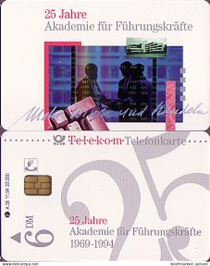 Telefonkarte A 35 11.94 Akademie Führungskräfte, DD 5410, Aufl.33000 - Unclassified