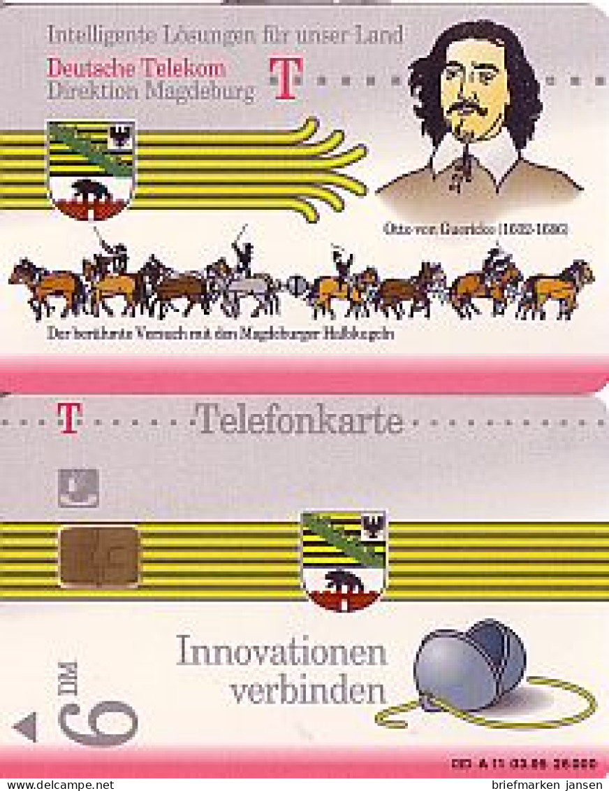 Telefonkarte A 11 03.95 Direktion Magdeburg, DD 1503, Aufl. 26000 - Unclassified