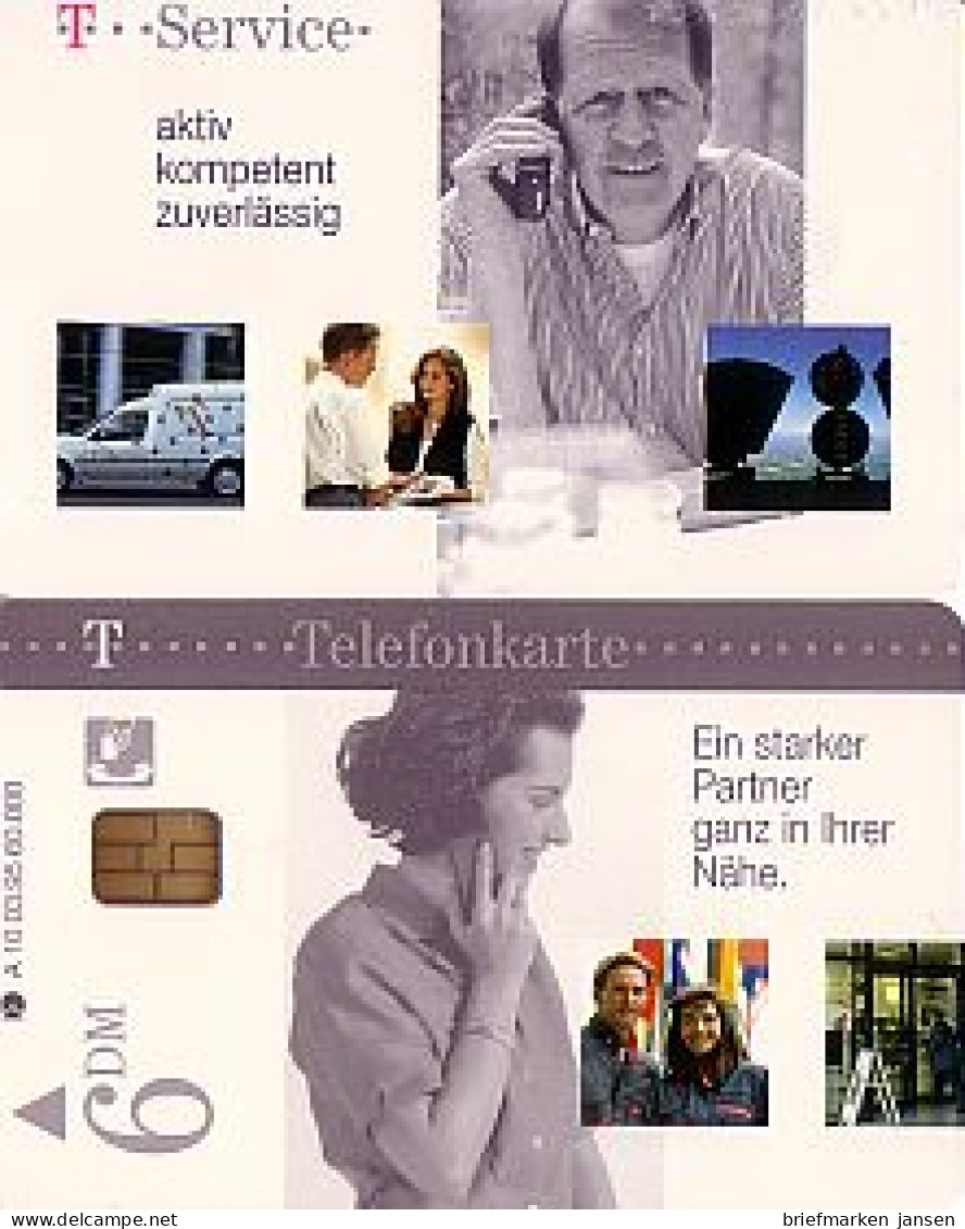 Telefonkarte A 10 03.95 T-Service Aktiv Kompetent..., DD 5503, Aufl. 60000 - Unclassified