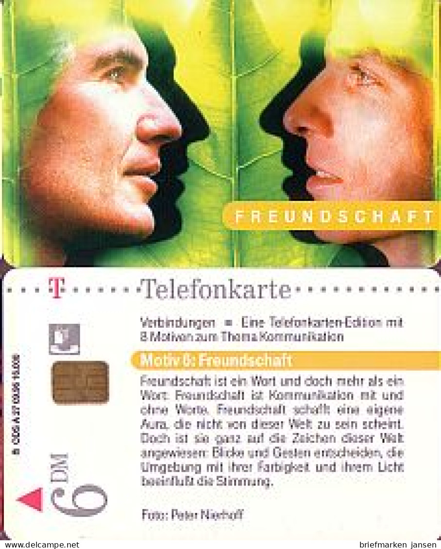 Telefonkarte A 27 09.96 Peter Nierhof - Freundschaft, DD 2606, Aufl. 16000 - Unclassified