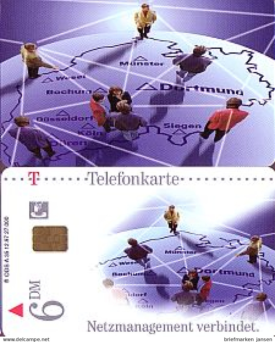 Telefonkarte A 35 12.97 Netzmanagement Verbindet, DD 2712, Aufl. 27000 - Unclassified