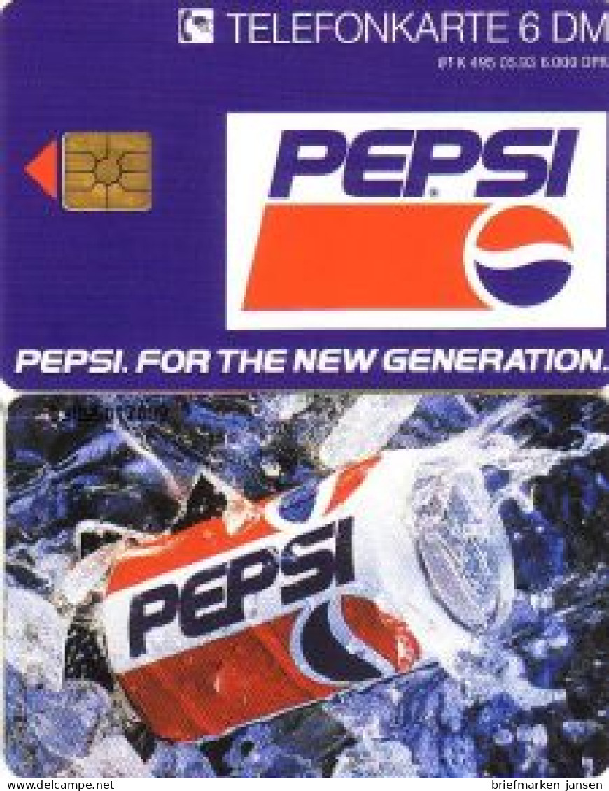 Telefonkarte K 495 05.93 Pepsi - Unclassified