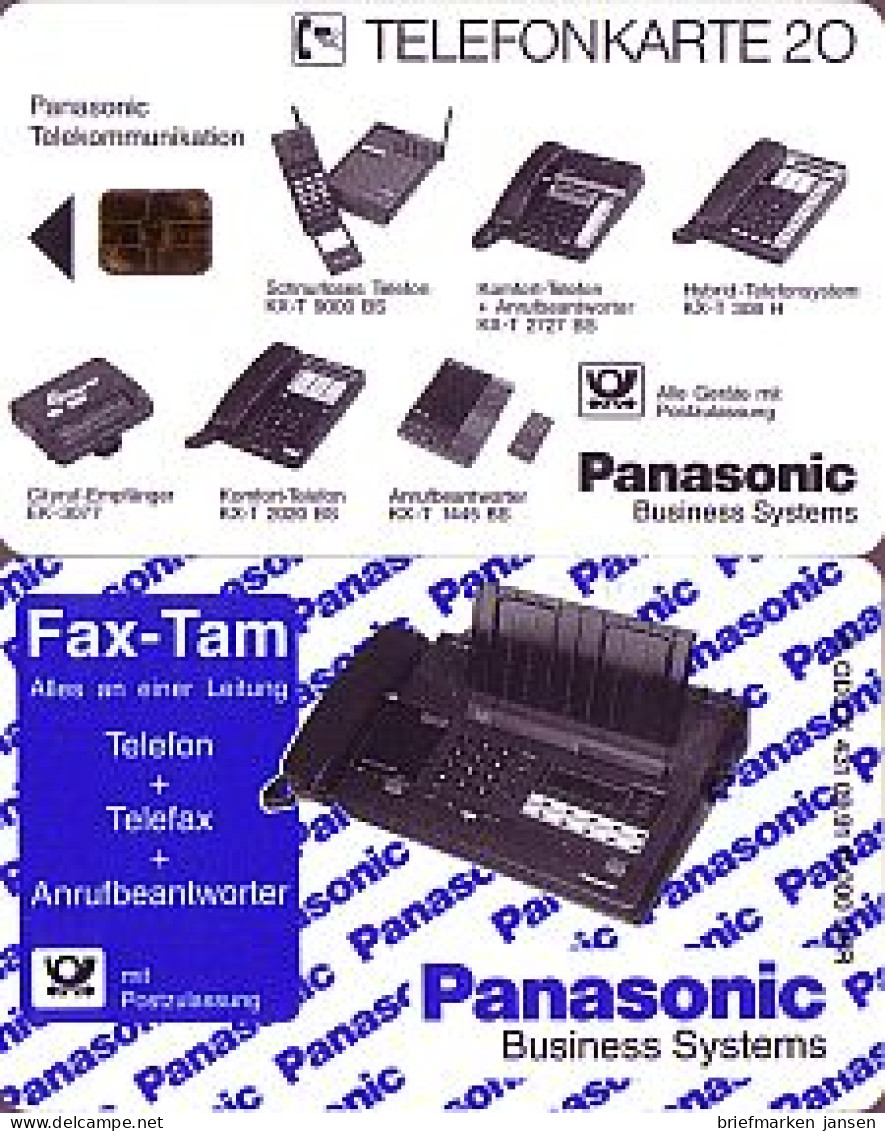Telefonkarte K 431 09.91, Panasonic, Aufl. 11000 - Unclassified