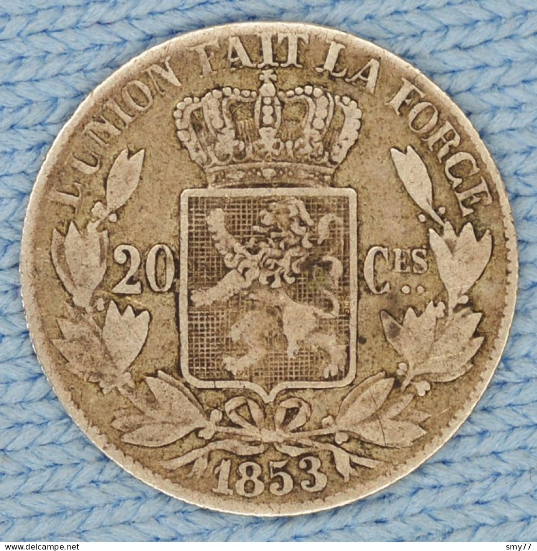 Belgique / Belgium • 20 Centimes 1853 [24-100] - 20 Cents