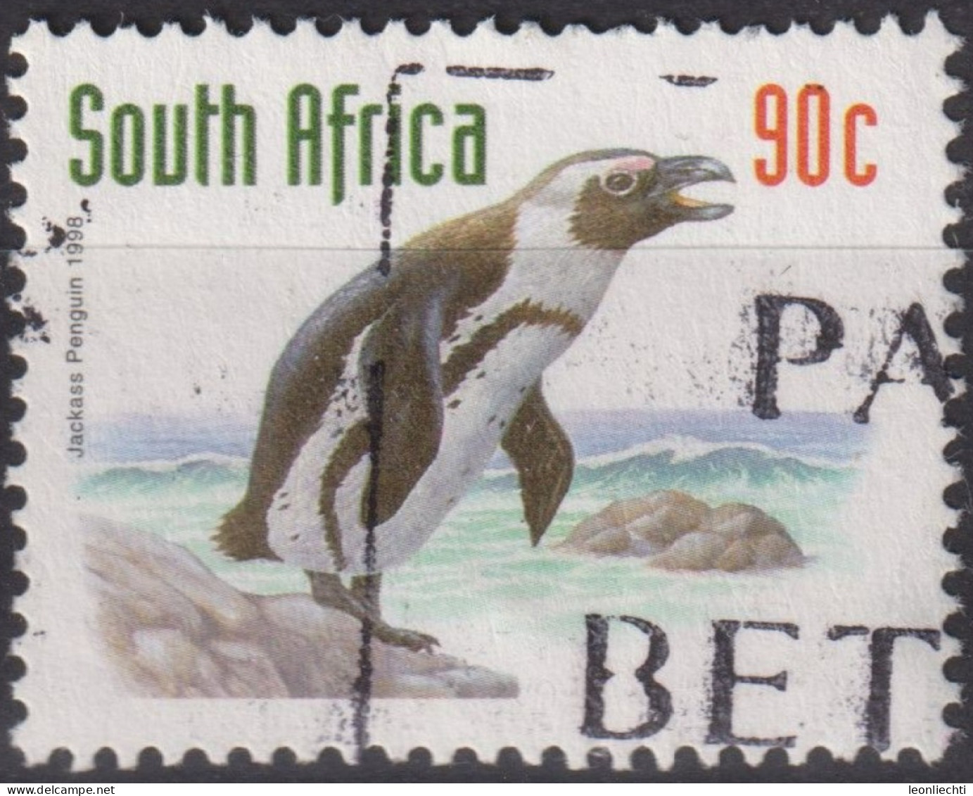 1997 Südafrika ° Mi:ZA 1108A, Sn:ZA 1030, Yt:ZA 993,Jackass Penguin (Spheniscus Demersus), Tiere, - Gebruikt