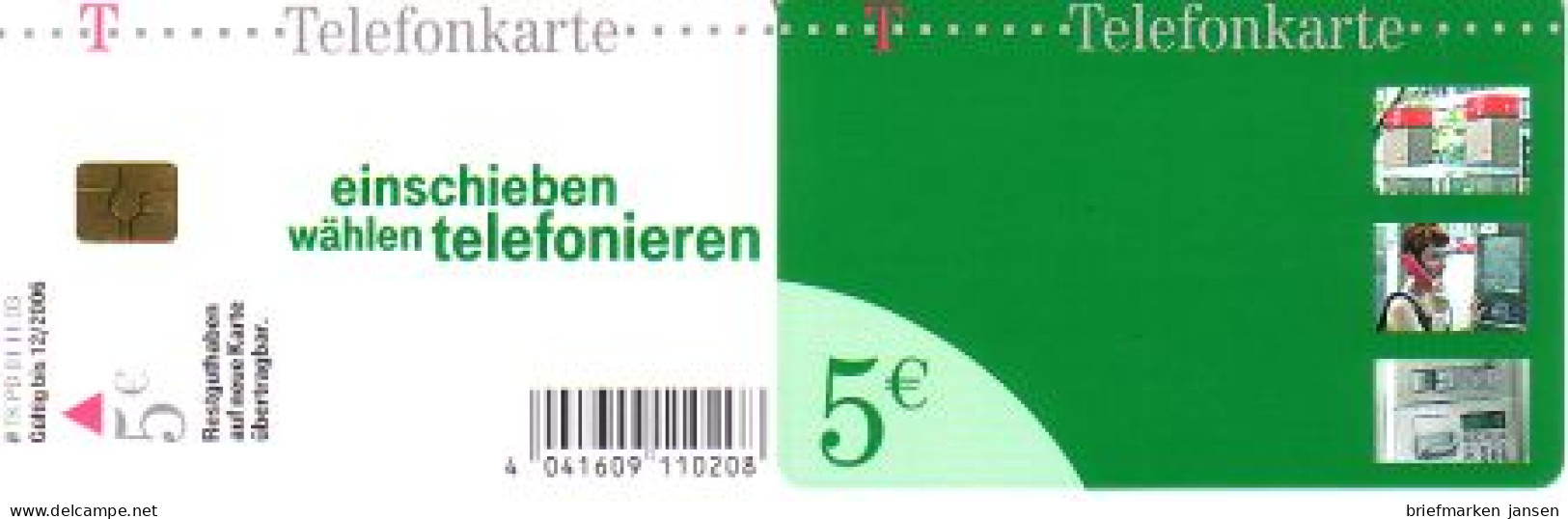 Telefonkarte PD 01 06.03 Einschieben . Grün, DD 3306 Modul 38S Gemplus - Sin Clasificación