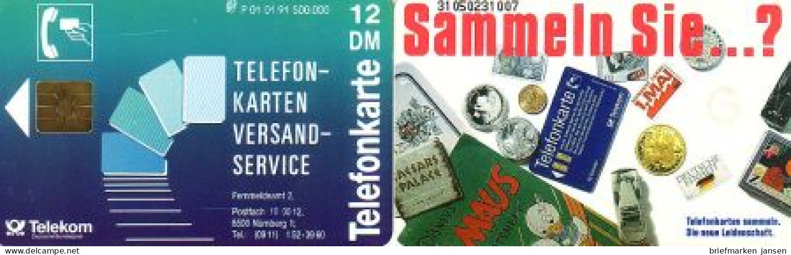 Telefonkarte P 01 01.91 Sammeln Sie...?, DD 3105 - Sin Clasificación