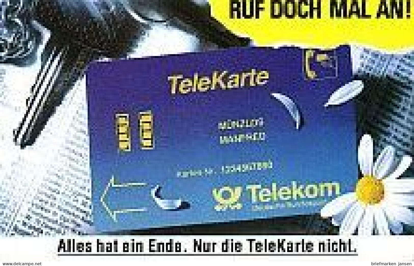 Telefonkarte P 05 03.91 TeleKarte Ruf Doch Mal An, DD 1107 Große Nr. - Sin Clasificación