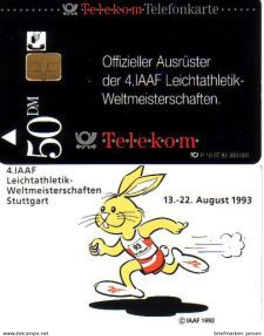 Telefonkarte P 10 07.93 Leichtathletik WM Stuttgart, DD 5309 - Sin Clasificación