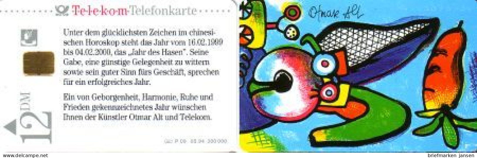 Telefonkarte P 09 05.94 Otmar Alt - Jahr Des Hasen, DD 1405 Modul 31 - Sin Clasificación