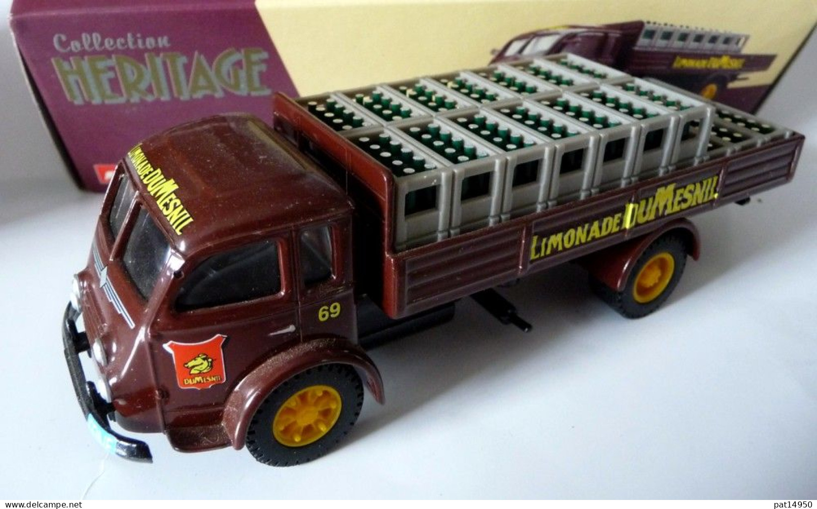 PAT14950 CAMION RENAULT FAINEANT BRASSEUR LIMONADE DUMESNIL CORGI HERITAGE 1/50 - Trucks, Buses & Construction