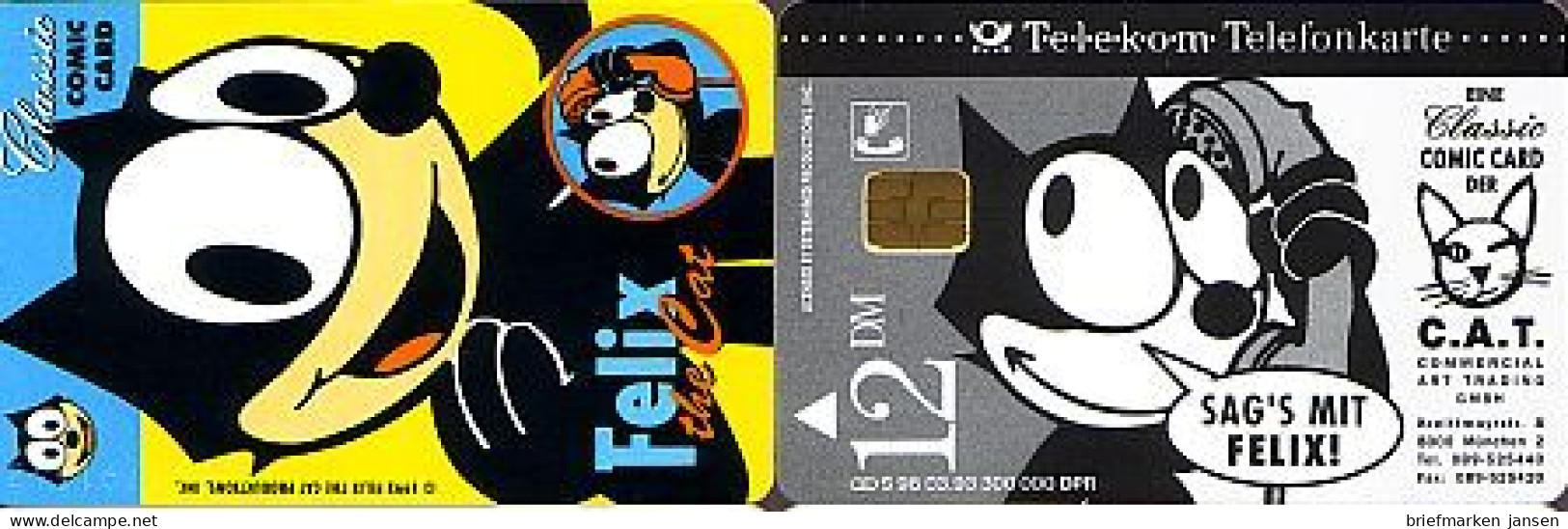 Telefonkarte S 96 03.93 Comic Felix The Cat, DD 1305 Modul 31 - Sin Clasificación