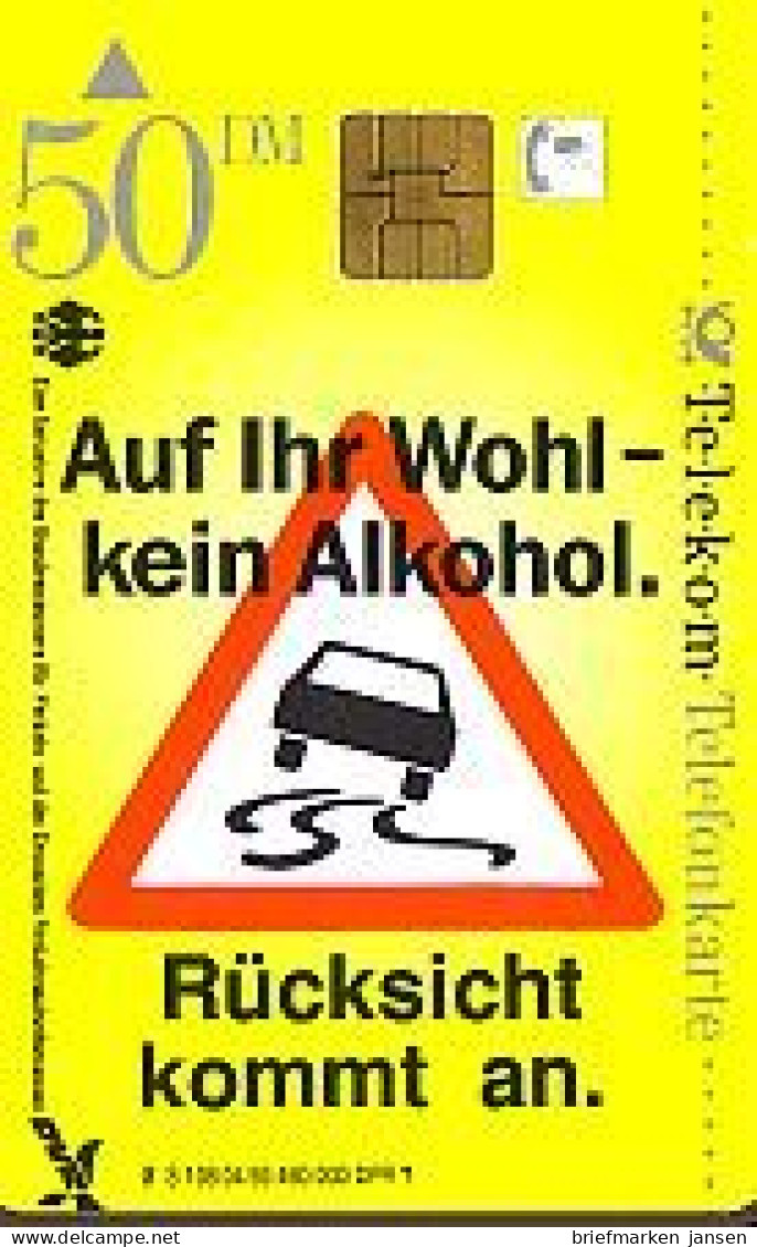 Telefonkarte S 108 04.93 Kein Alkohol, DD 4306 Modul 43 Große Nr.oben - Sin Clasificación