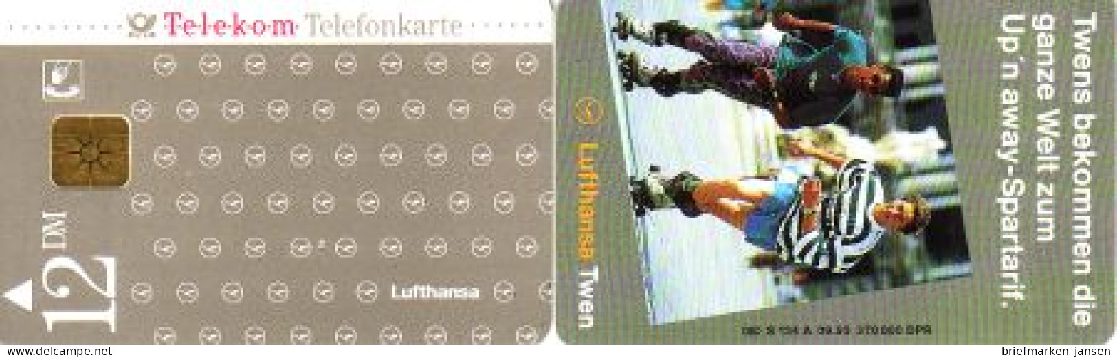 Telefonkarte S 134A 09.93 Lufthansa, Twens, DD 1310 - Sin Clasificación