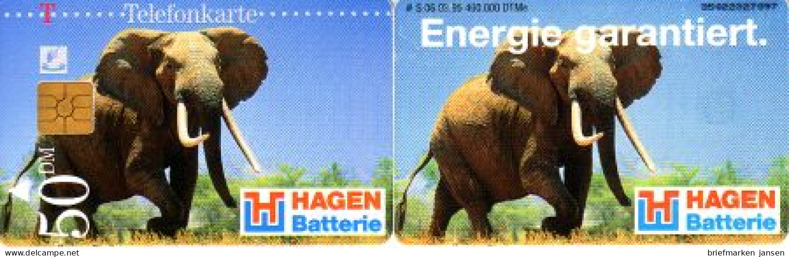 Telefonkarte S 06 03.95 Hagen, Elefant, DD 3502 - Non Classificati