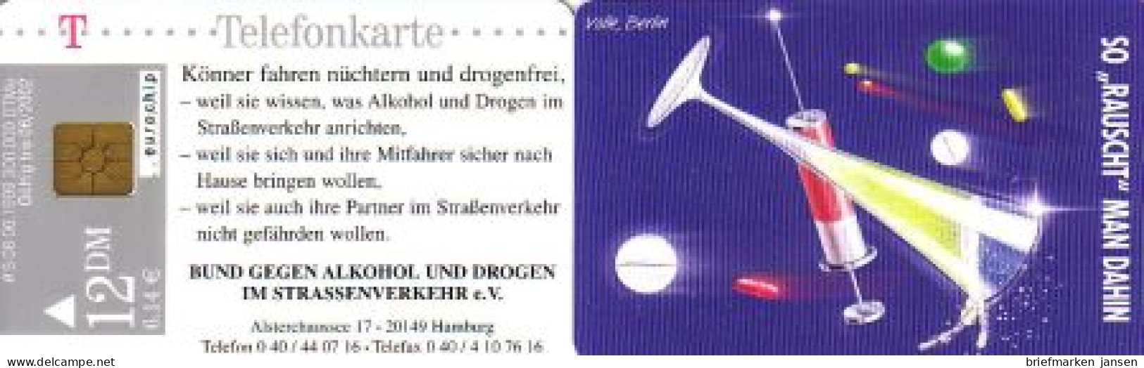 Telefonkarte S 08 06.1999 Bund Gegen Alkohol Und Drogen, DD 3906 - Sin Clasificación