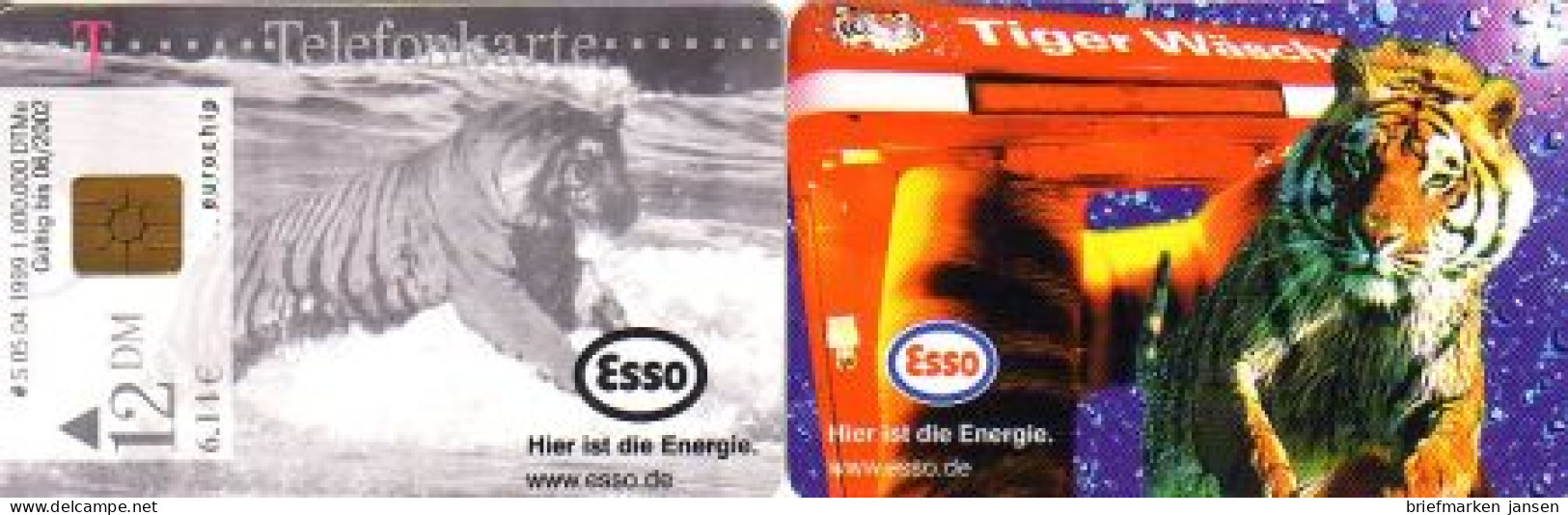 Telefonkarte S 05 04.1999 Esso Tiger Wäsche, DD 3904 - Sin Clasificación