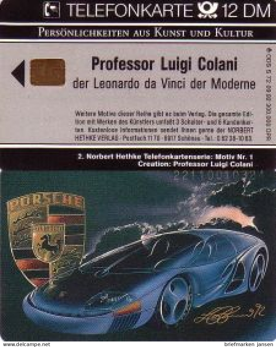 Telefonkarte S 72 09.92 Hethke - Colani Porsche, DD 2211 - Non Classificati