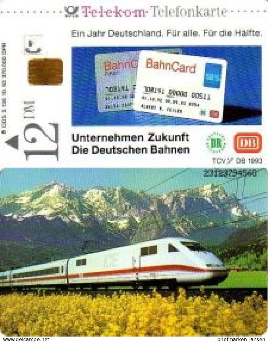 Telefonkarte S 136 10.93, BahnCard ICE, Modul 31, DD 2312 - Non Classificati