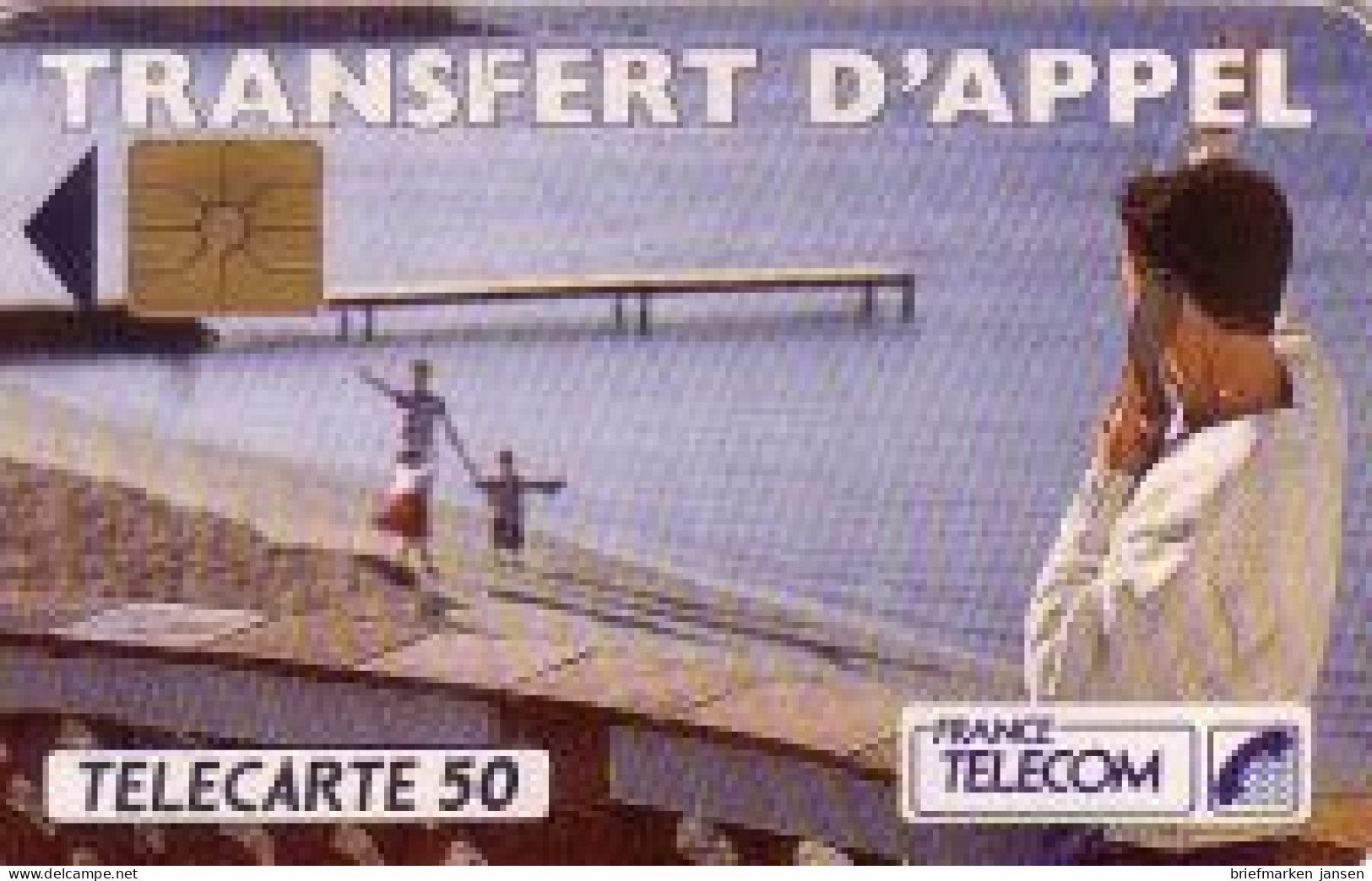 Telefonkarte Frankreich, Tansfert D'appel, Familie Am Wasser, 50 - Sin Clasificación