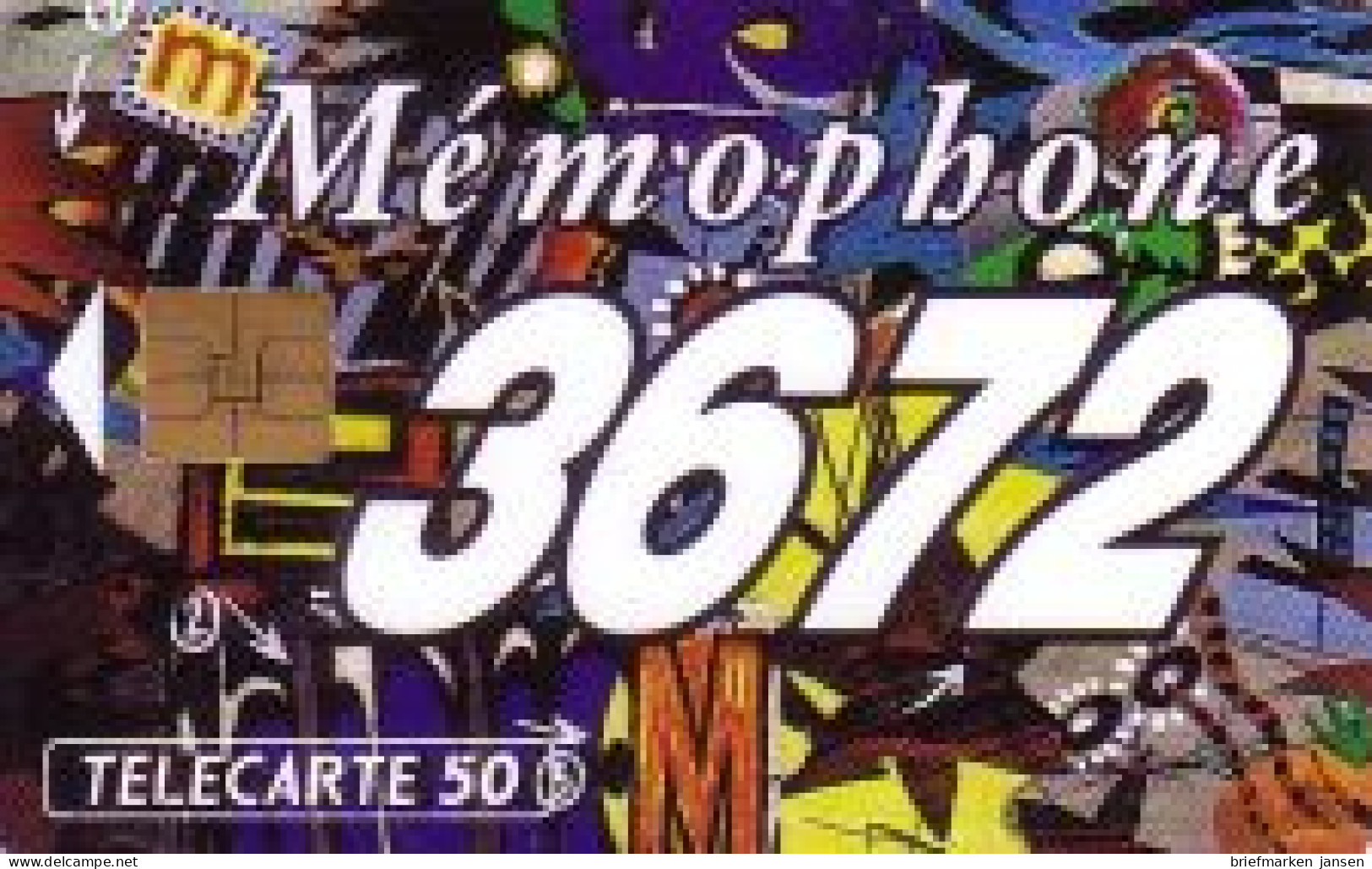 Telefonkarte Frankreich, Mémophone 3672, 50 - Non Classés
