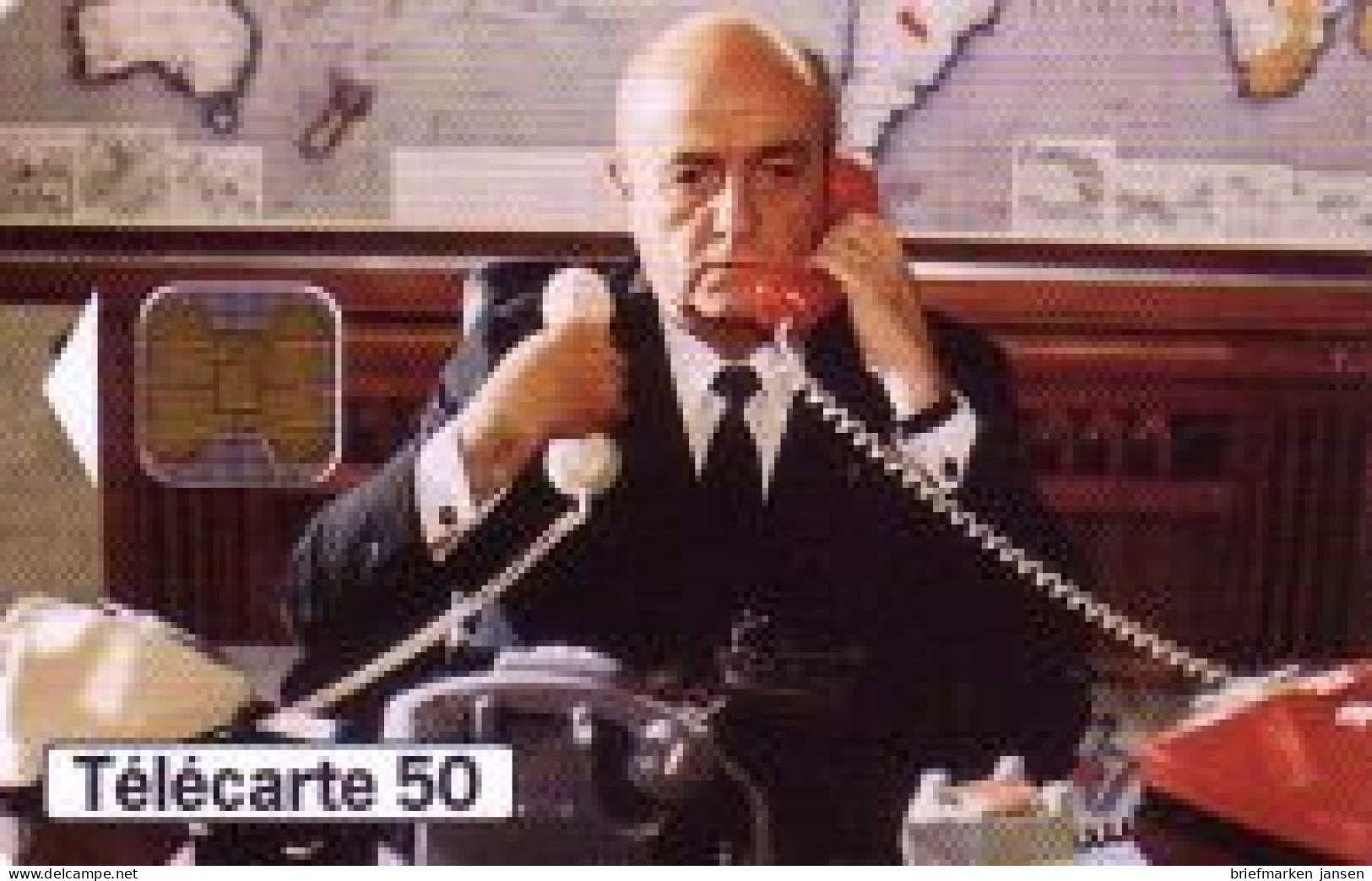 Telefonkarte Frankreich, Telephone Et Cinema (13), Bernard Blier, 50 - Sin Clasificación