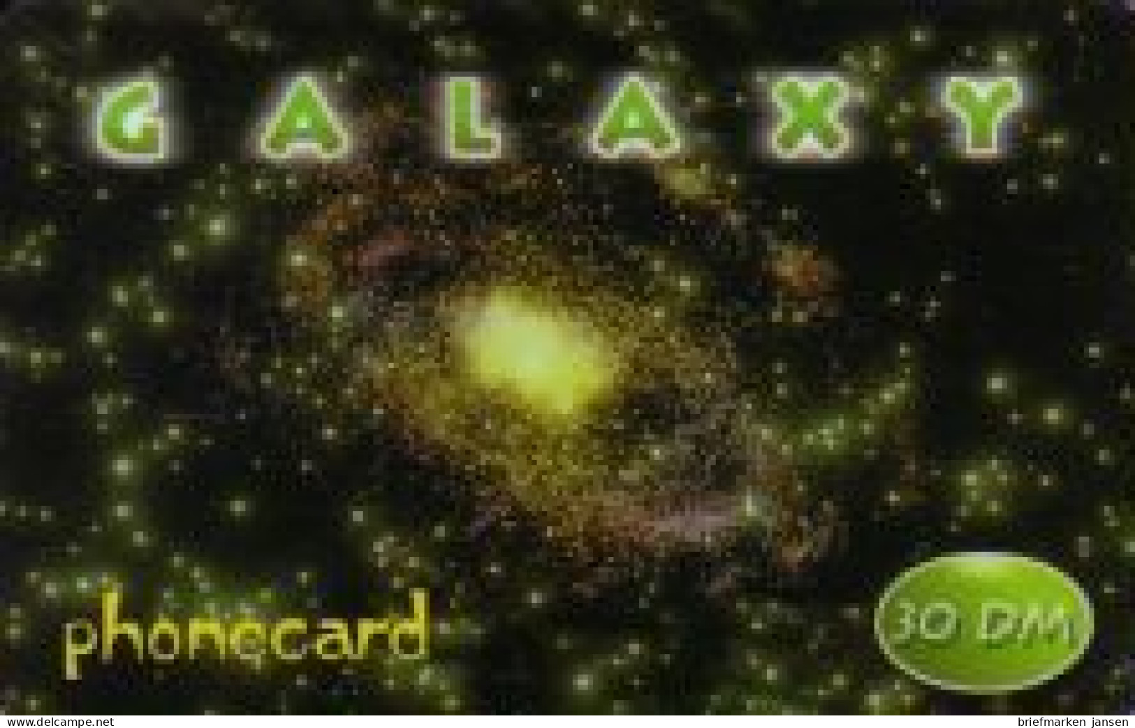 Calling Card, Galaxy, Weltraum, 30 DM - Sin Clasificación